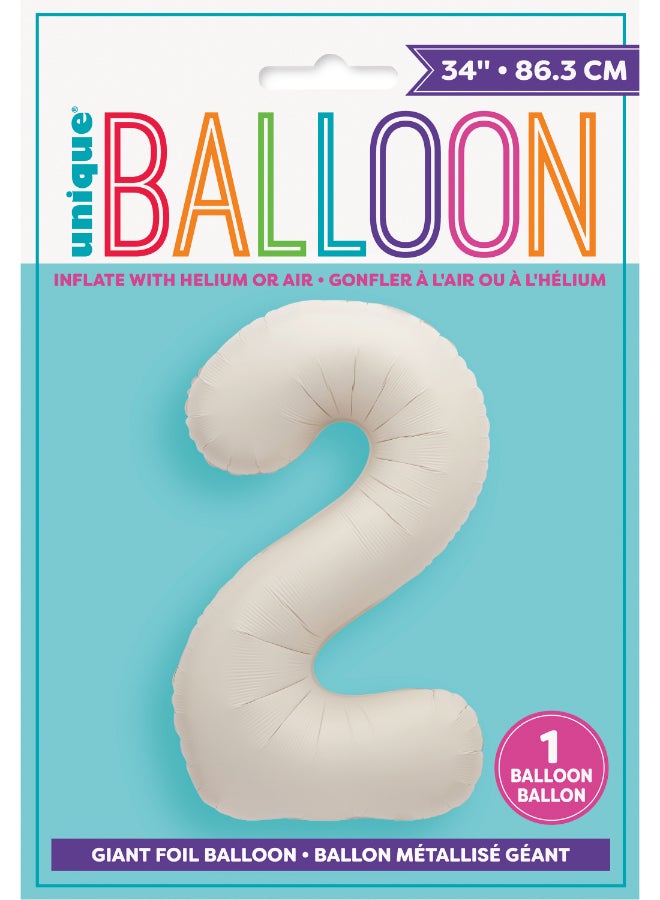 Unique 34" Matte Nude Foil Balloon 2 - Image 2